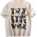 Black Chihuahua Chart Vintage Washed T-Shirt product image 1