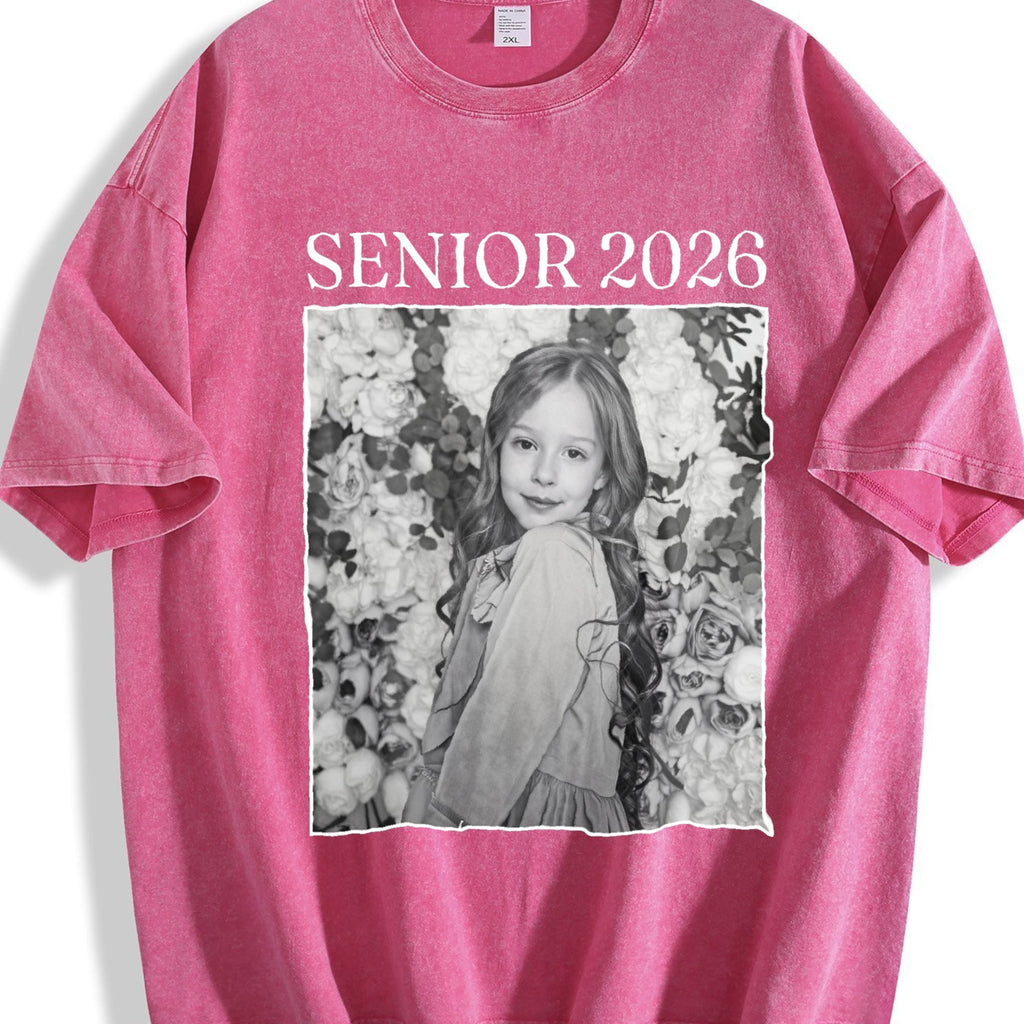 Senior 2026 Vintage Washed T-Shirt product image 7