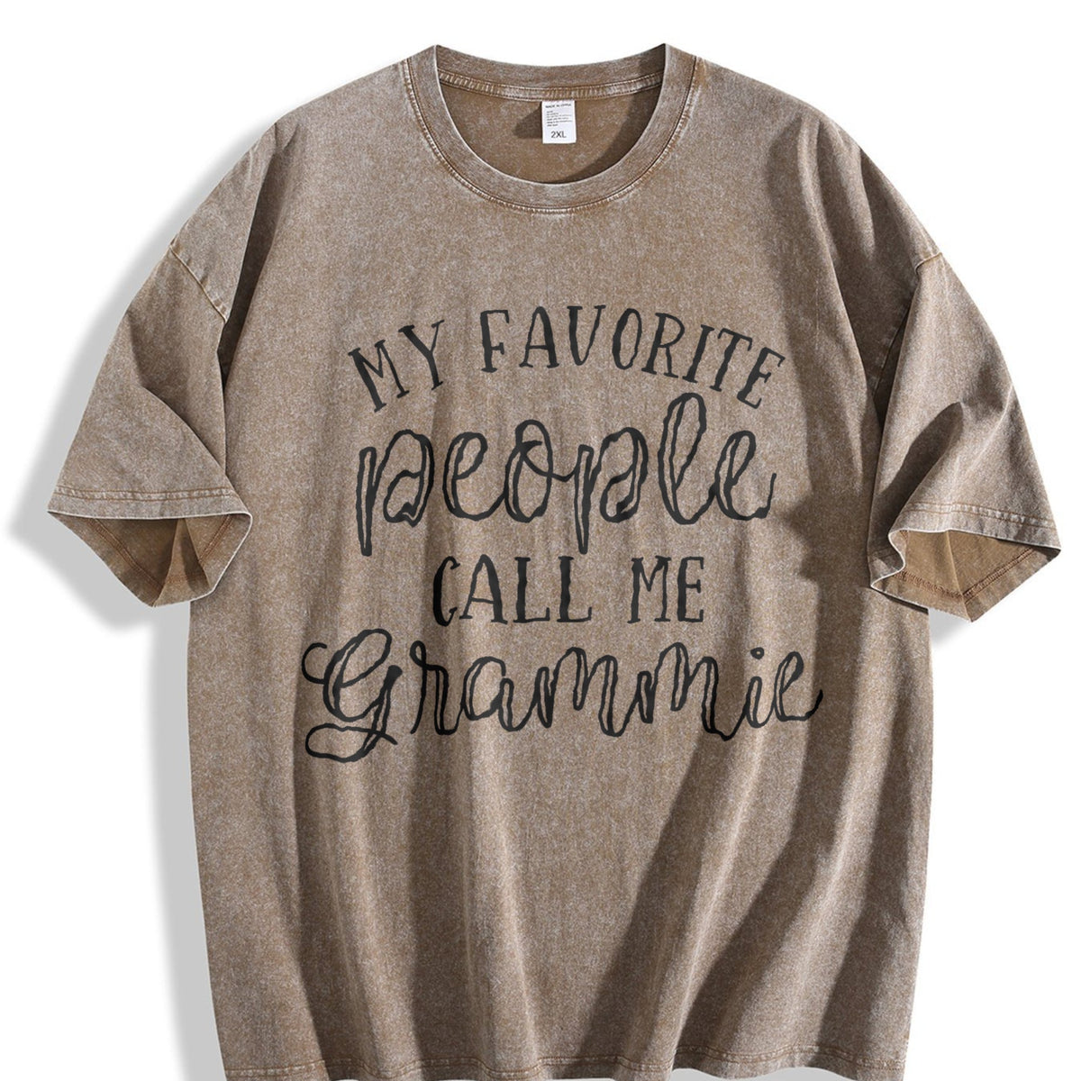 My Favorite People Call Me Grammie Vintage Washed T-Shirt product image 3
