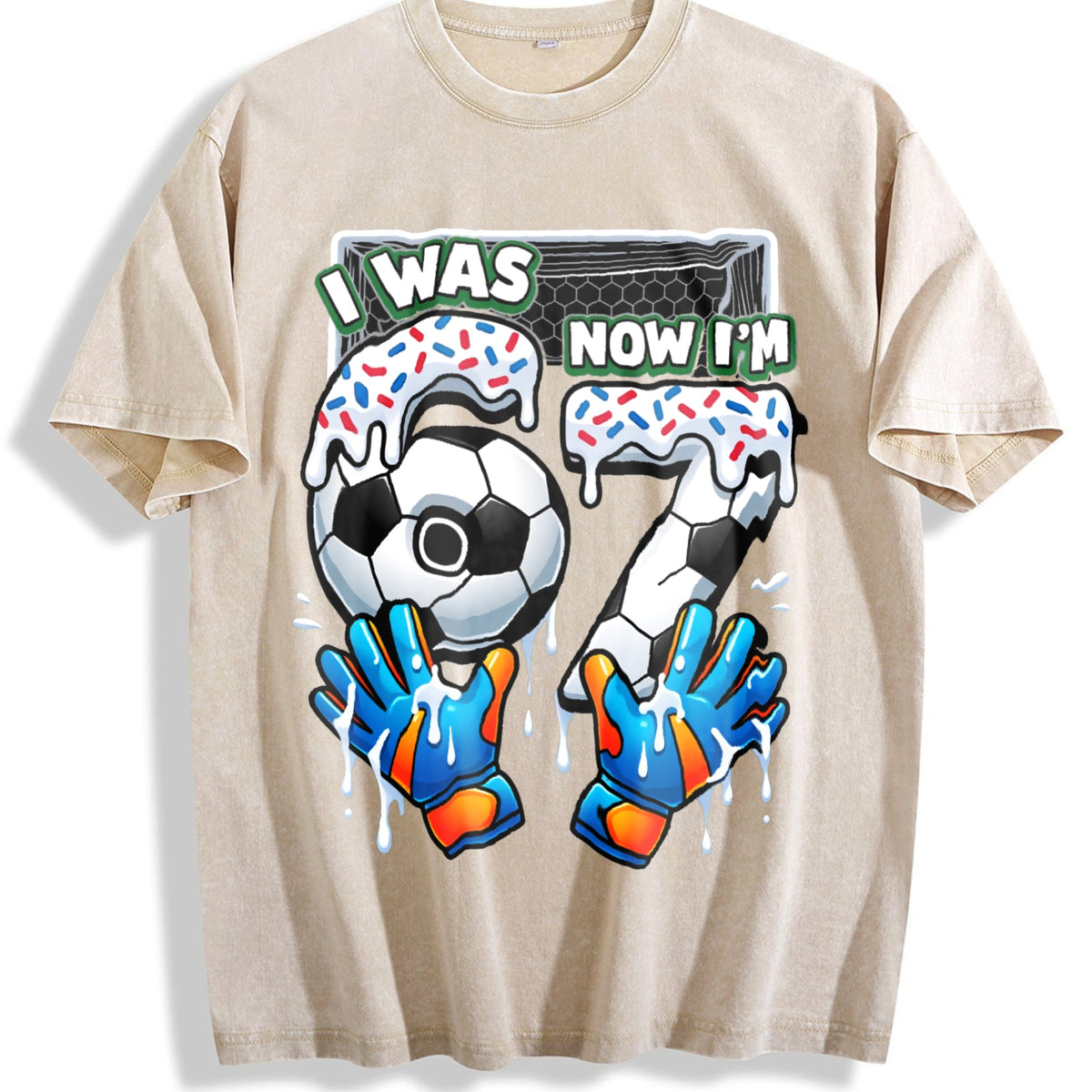 Global Soccer Fan Vintage Washed T-Shirt product image 1