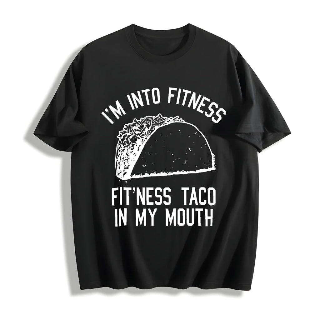 Fitness Taco Funny Humorous Gym Novelty Sarcastic Guys product image 1