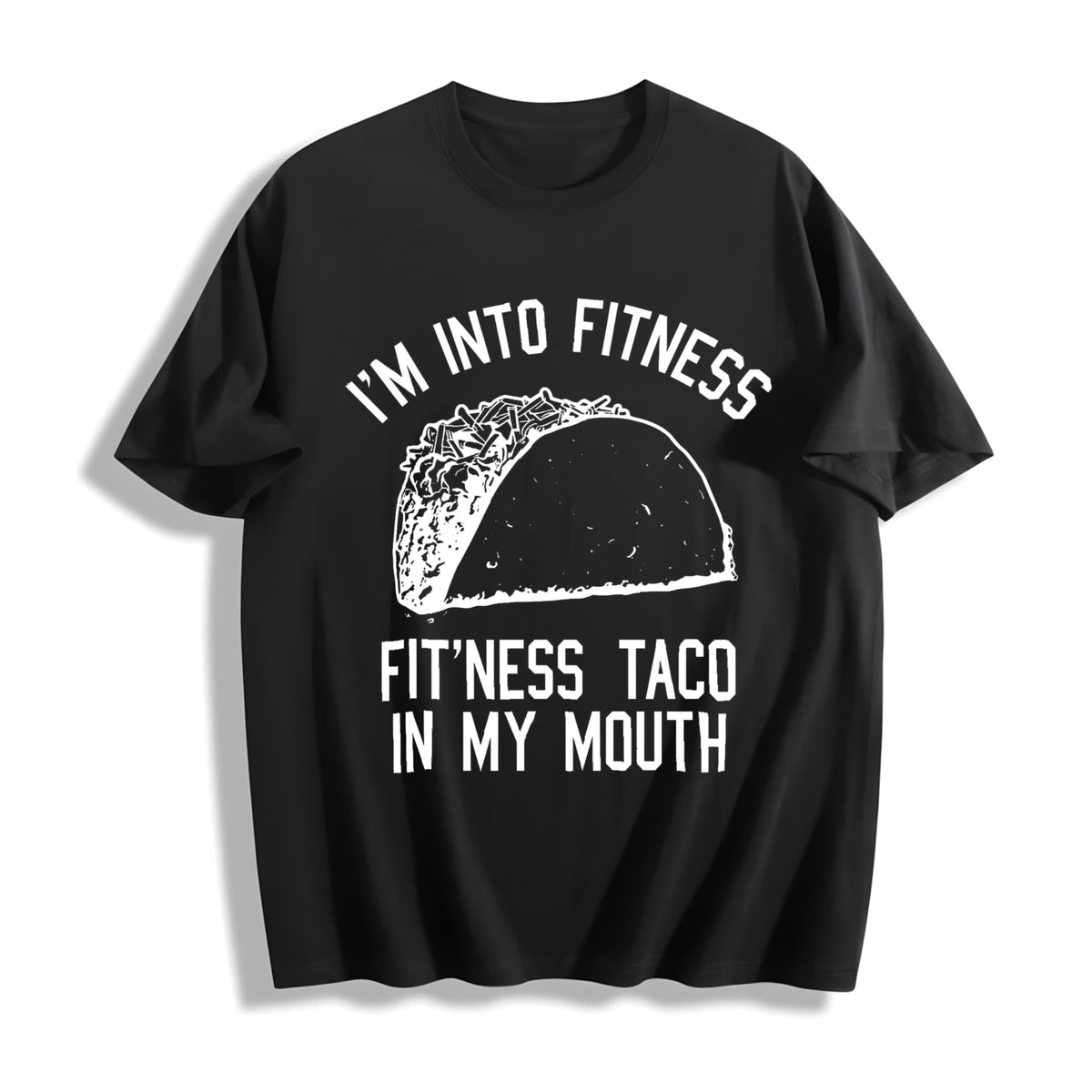 Fitness Taco Funny Humorous Gym Novelty Sarcastic Guys product image 1