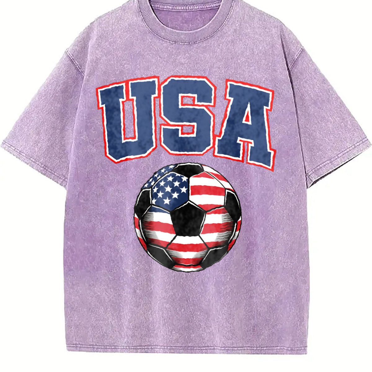 Global Soccer Fan Vintage Washed T-Shirt product image 6
