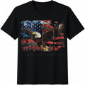 America Land Of The Free Because Of Brave Cotton T-Shirt product image 1