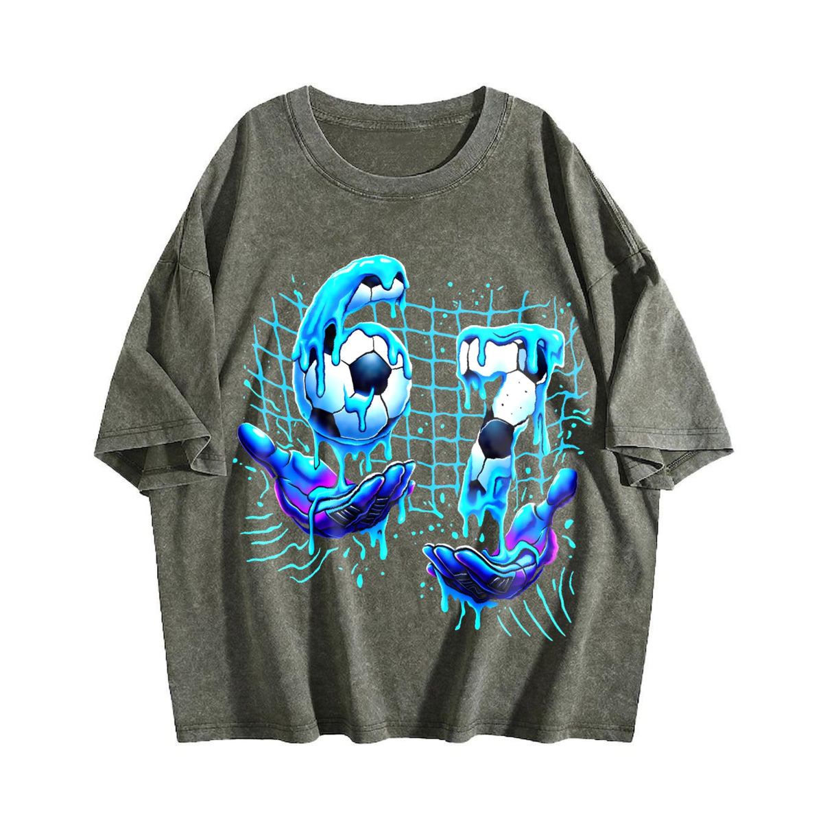Global Soccer Fan Vintage Washed T-Shirt product image 4