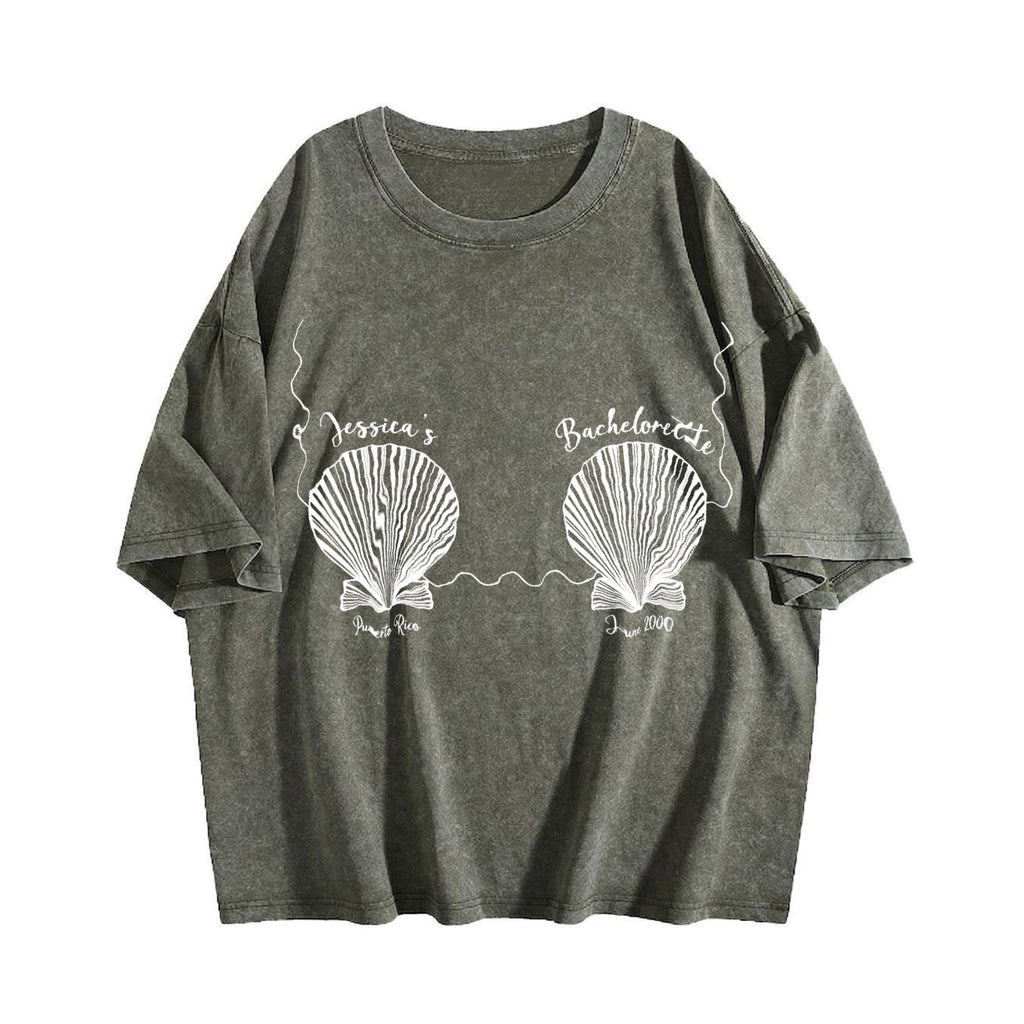 Beach Bachelorette Vintage Washed T-Shirt product image 4