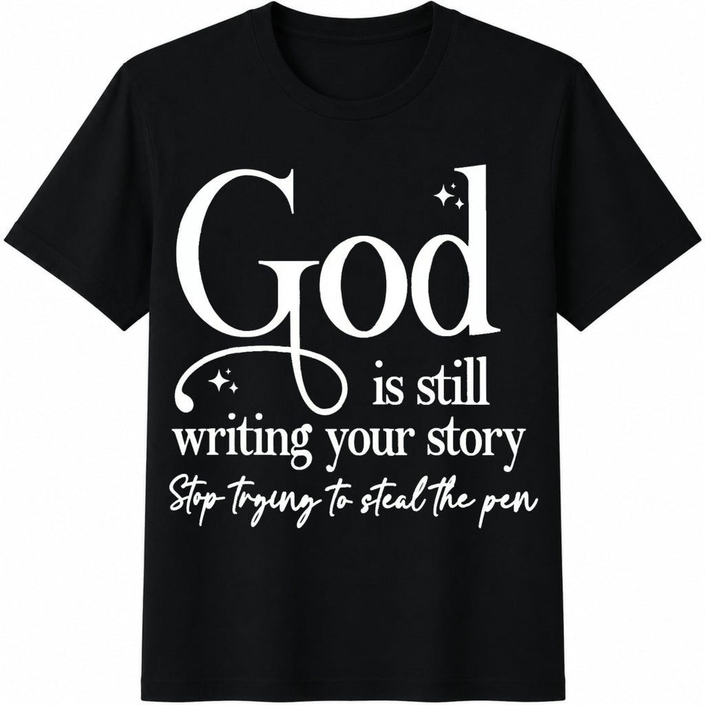 God Still Writing Your Story Ladies 1 Pl Cotton T-Shirt product image 1