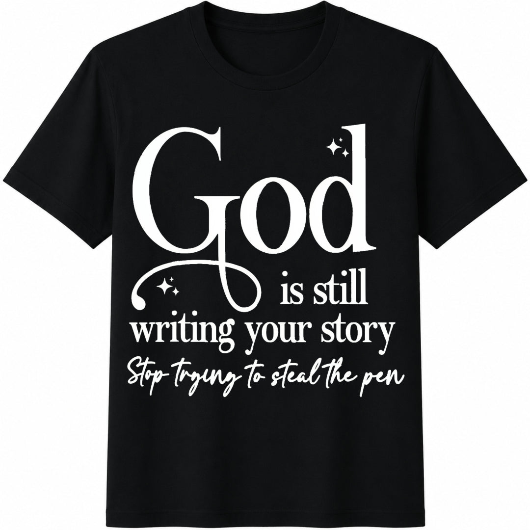 God Still Writing Your Story Ladies 1 Pl Cotton T-Shirt product image 1