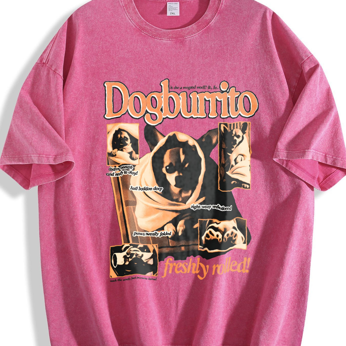 Funny Dog Meme Vintage Washed T-Shirt product image 7