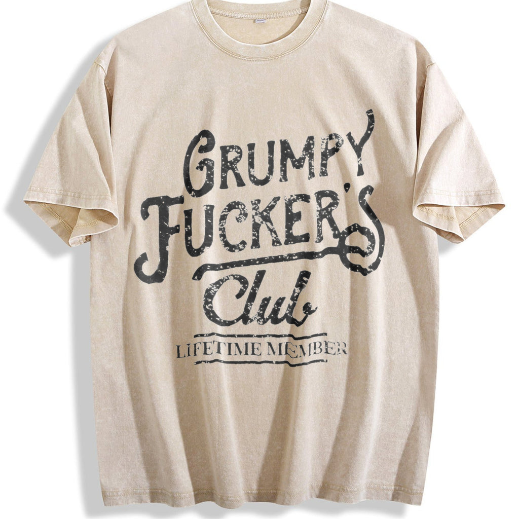 Funny Grumpy F Ckers Club Sarcastic Novelty For Vintage product image 1