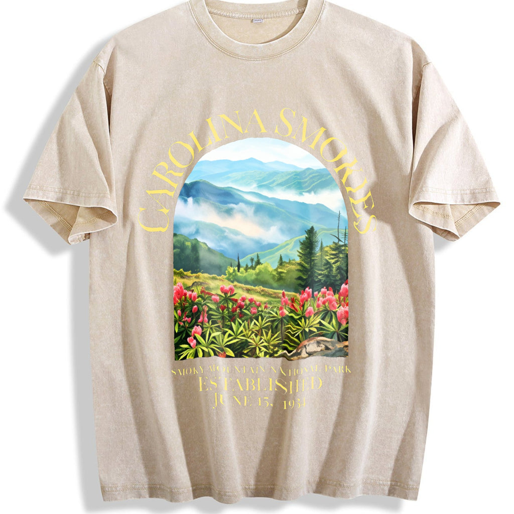North Carolina Smoky Mountain National Park Vintage Washed product image 1