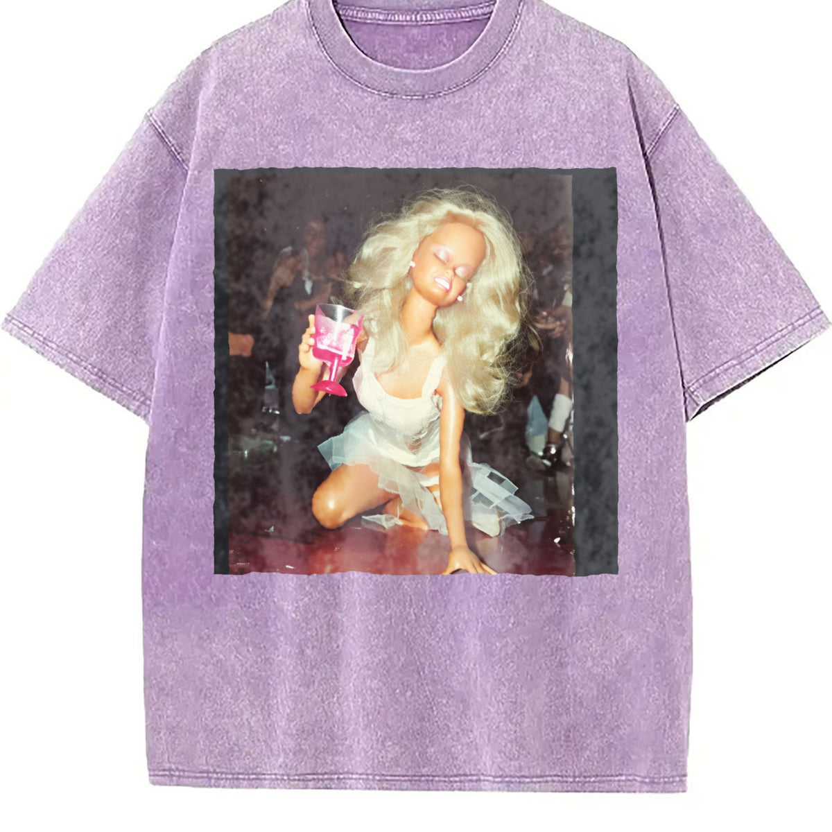 Doll Party Portrait Vintage Washed T-Shirt product image 6