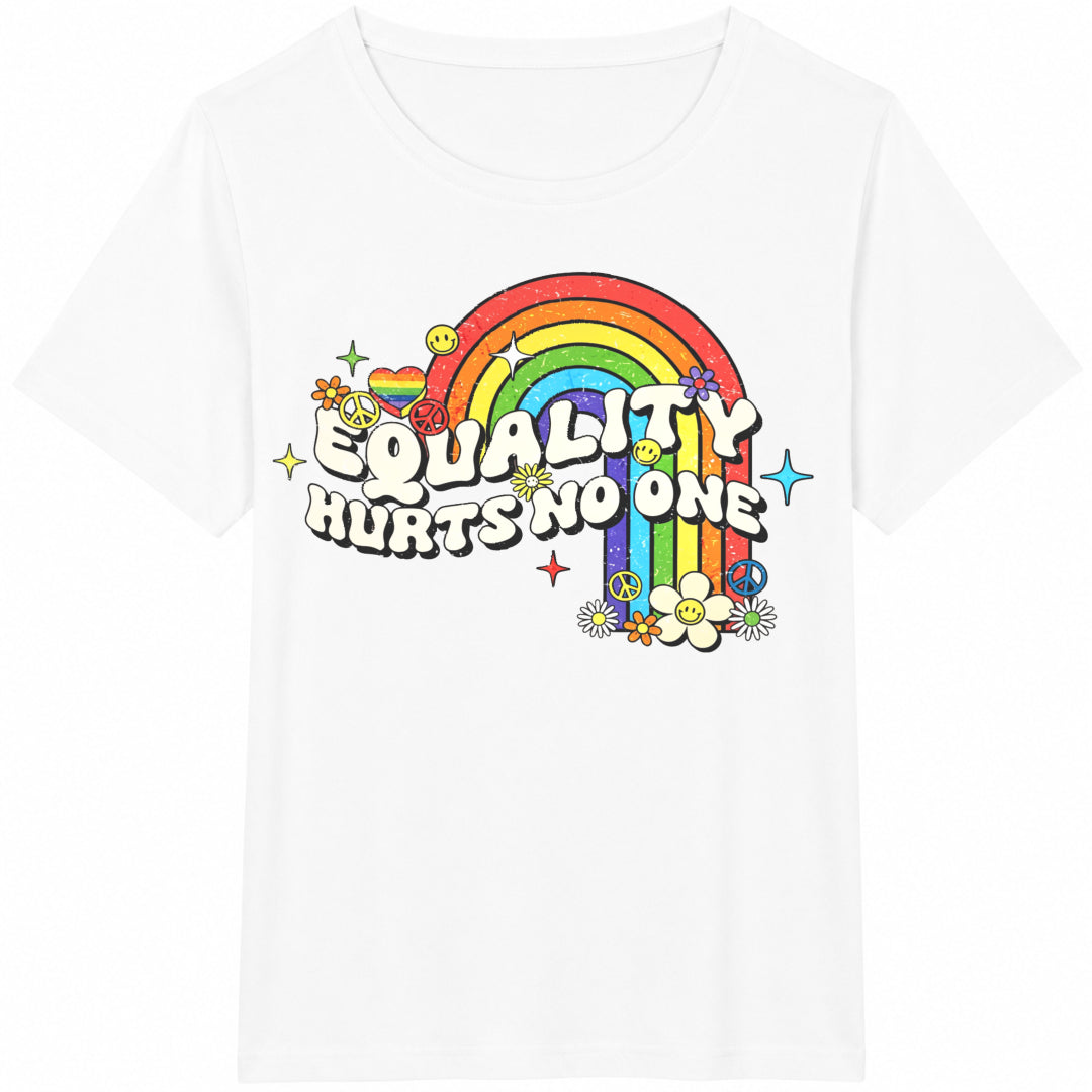 Equality Hurts No One Cotton T-Shirt product image 2