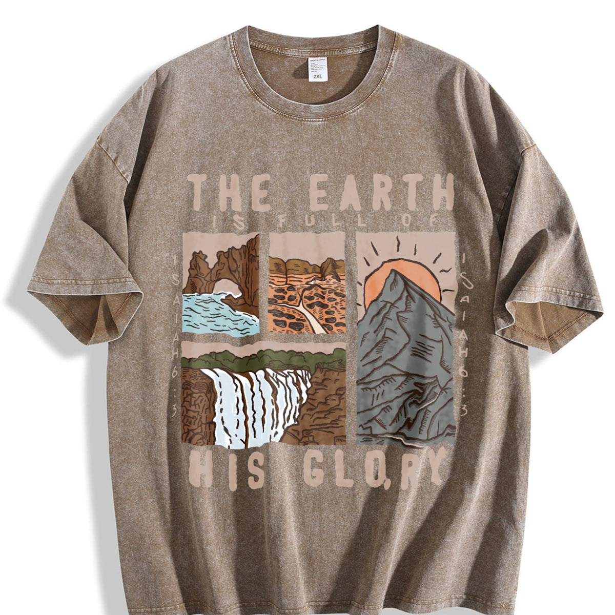 Earth His Glory Vintage Washed T-Shirt product image 3