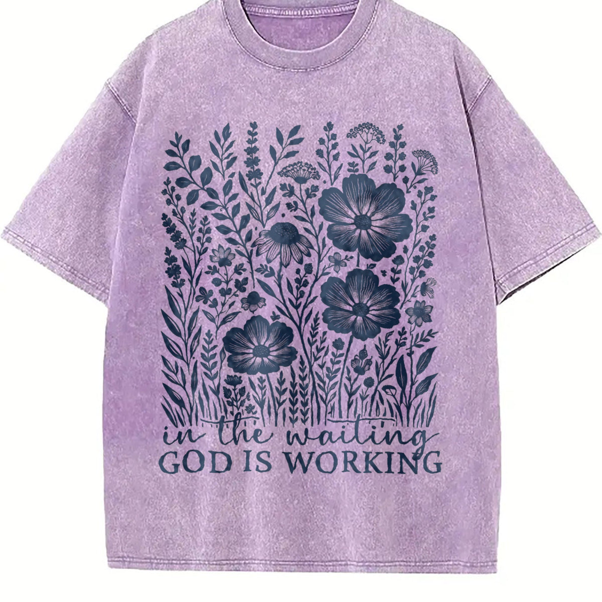 Floral Christian Vintage Washed T-Shirt product image 6