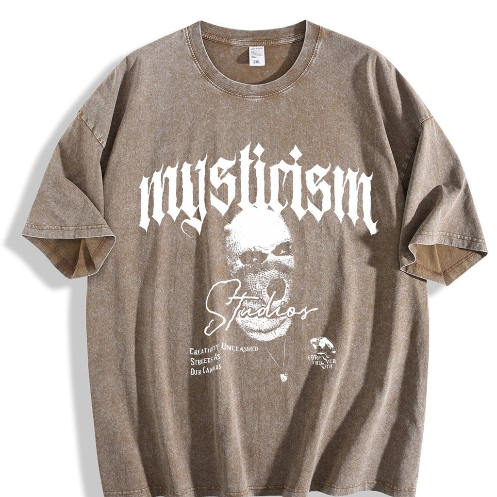 Mysticism Studios Ski Mask Gothic Letter Back Vintage product image 3