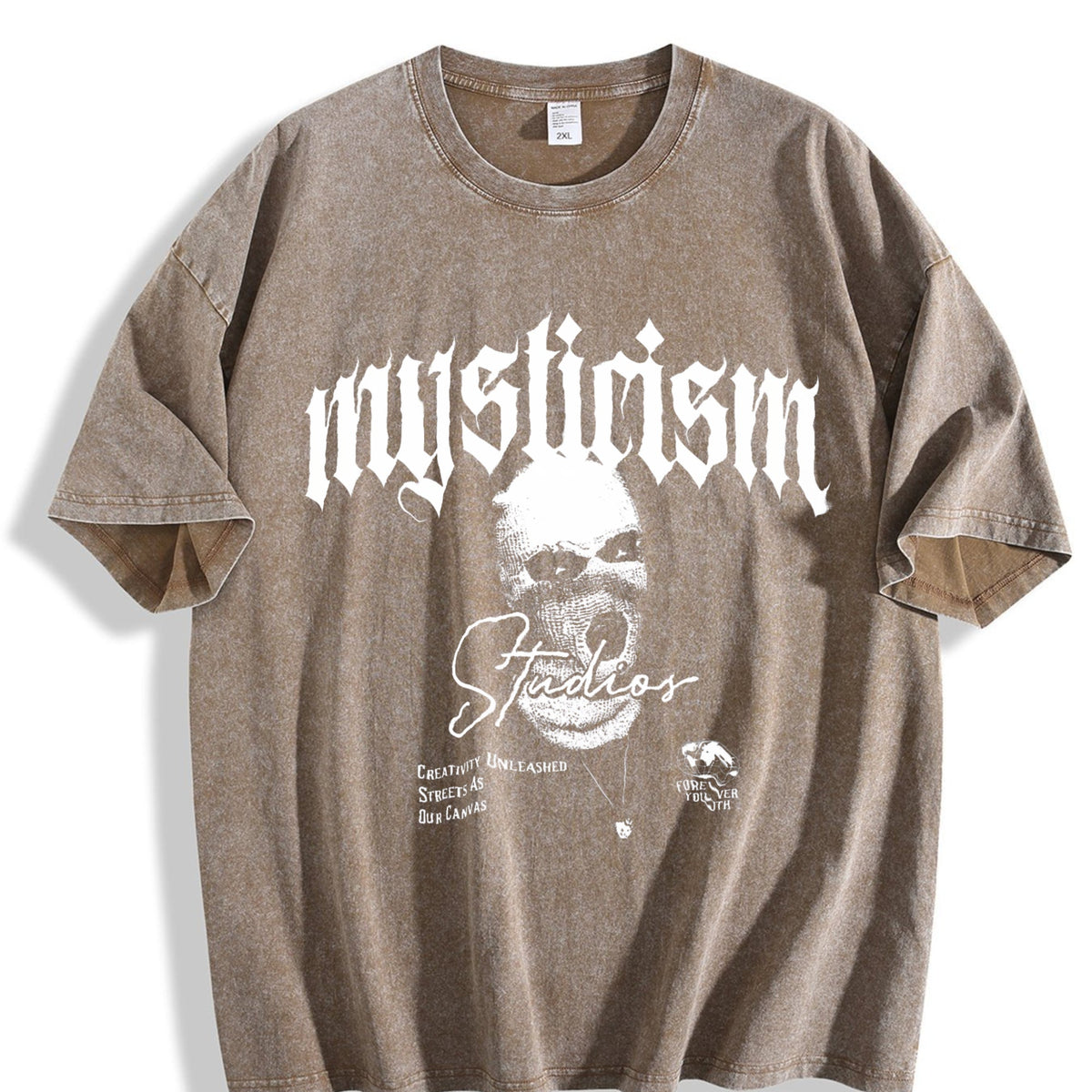 Mysticism Studios Ski Mask Gothic Letter Back Vintage product image 3