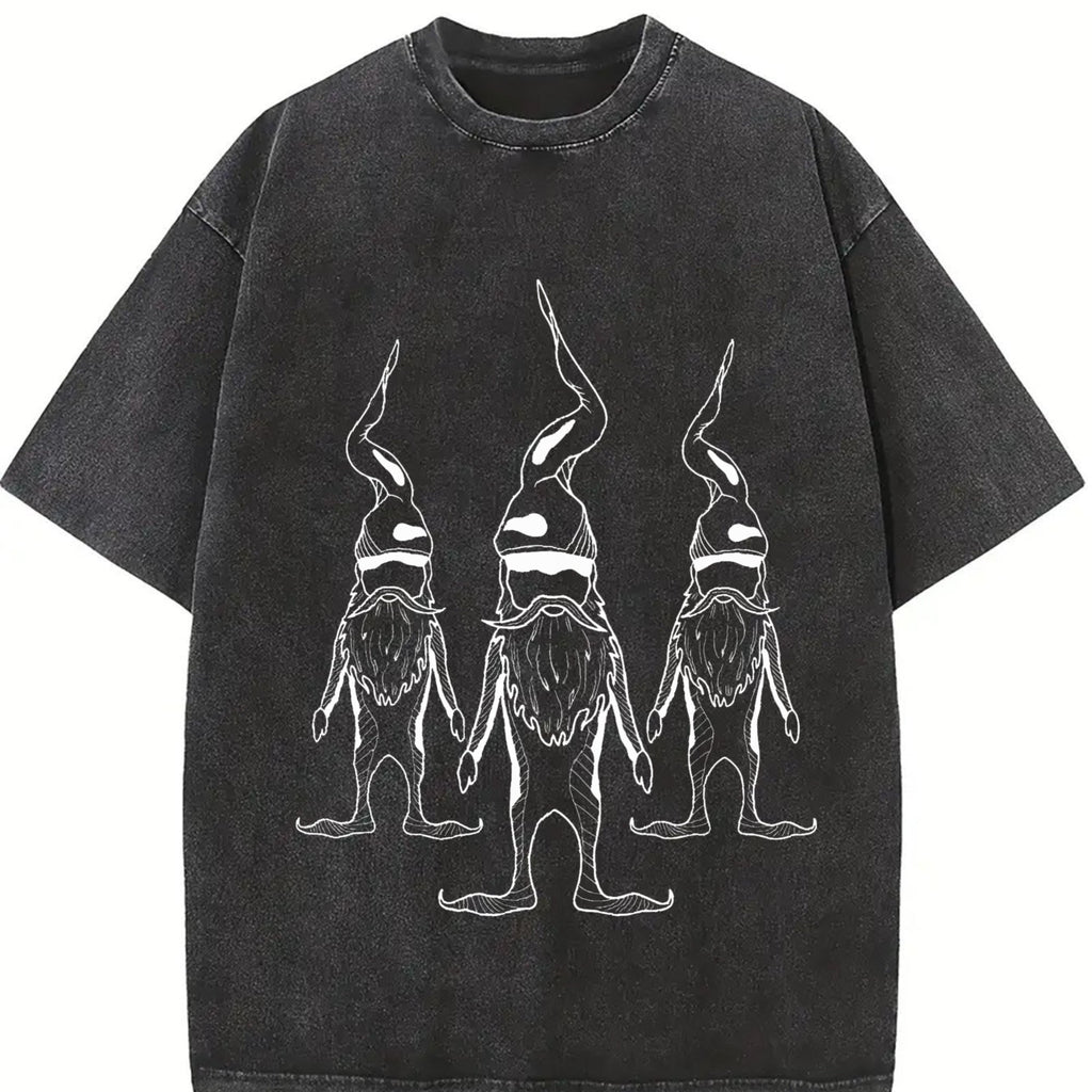 1800s Christmas Elf Cool Vintage Washed T-Shirt product image 2