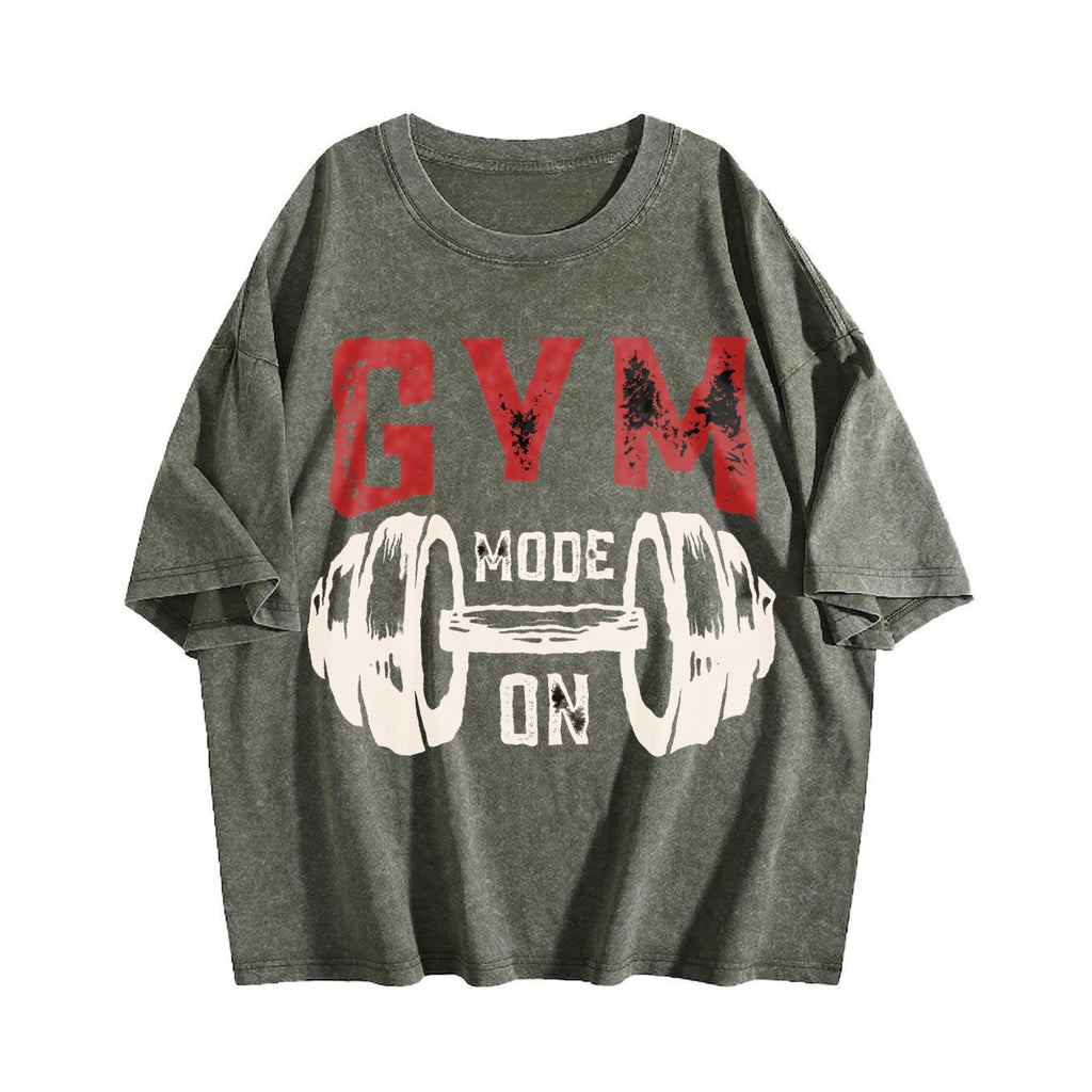Gym Motivation Vintage Washed T-Shirt product image 4