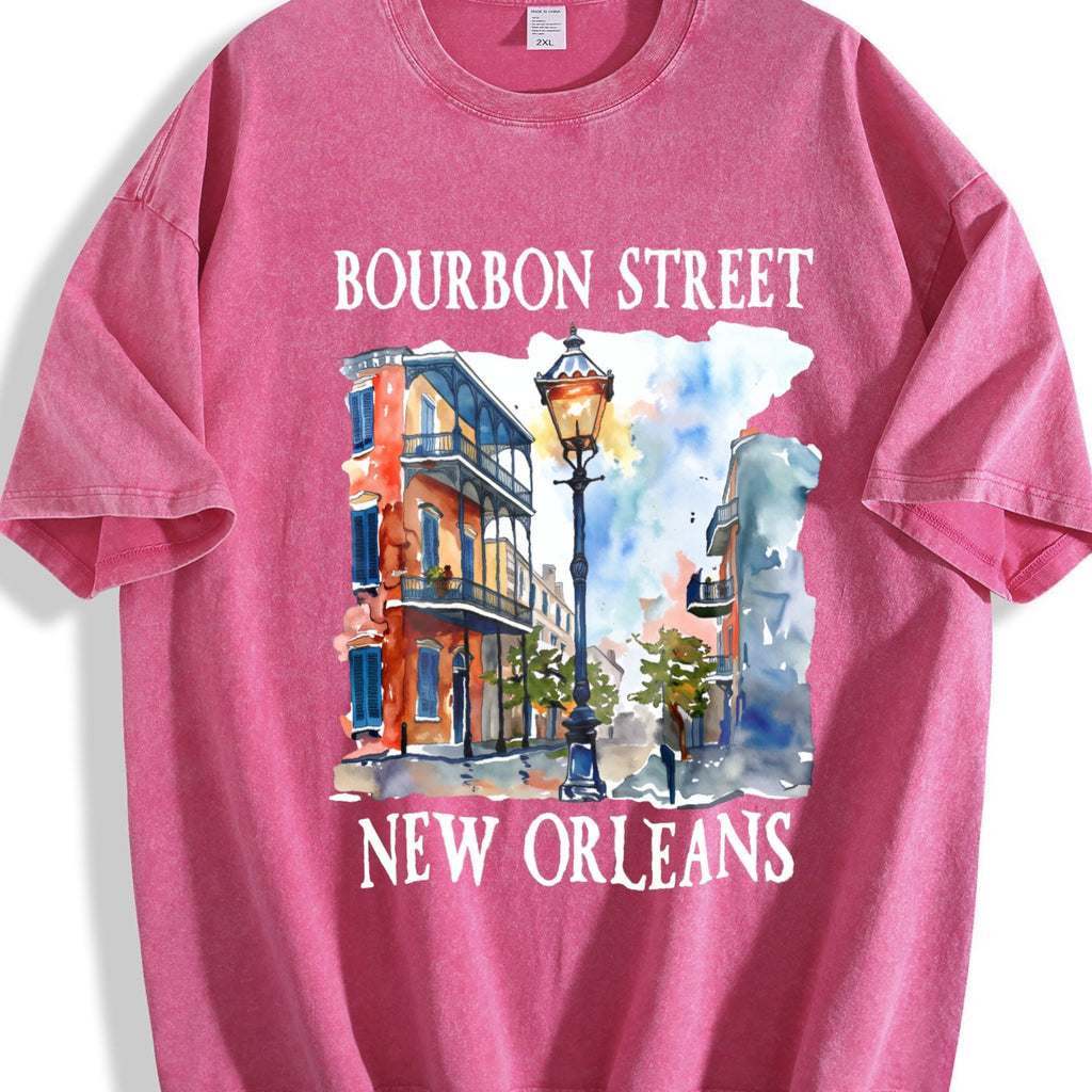 Bourbon New Orleans Vintage Washed T-Shirt product image 7