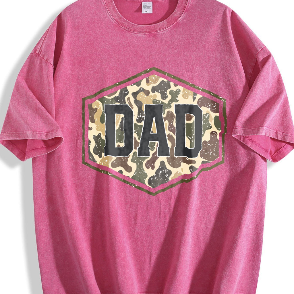 Camouflage Dad Vintage Washed T-Shirt product image 7