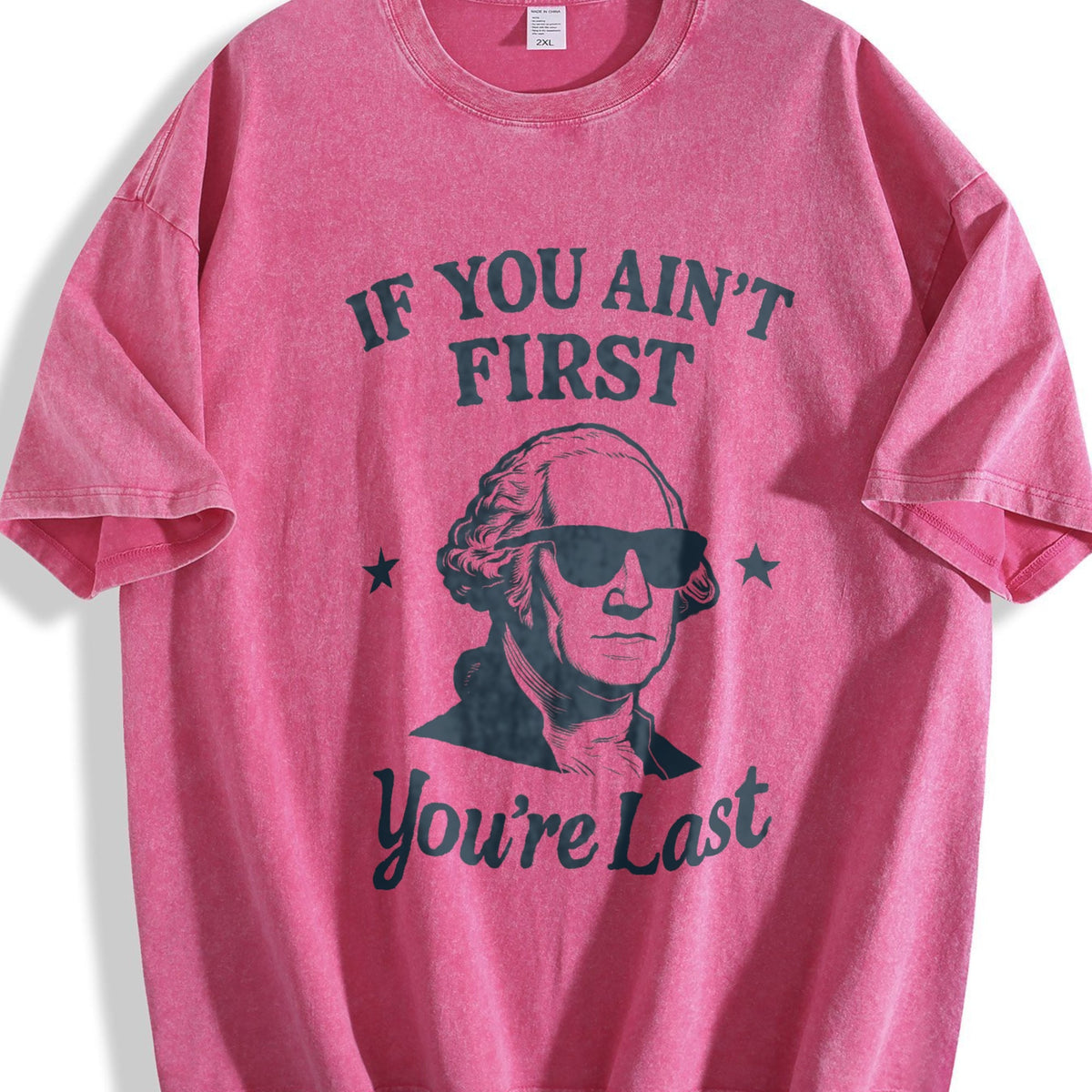 If You Ain't First You're Last Vintage Washed T-Shirt product image 7