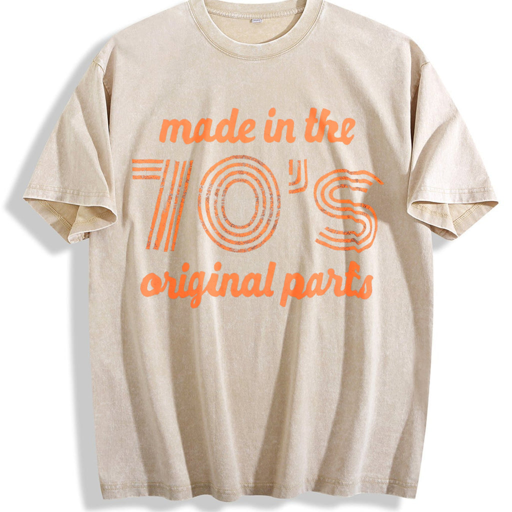 Made In The 70s Original Parts Funny Age Birthday Vintage product image 1