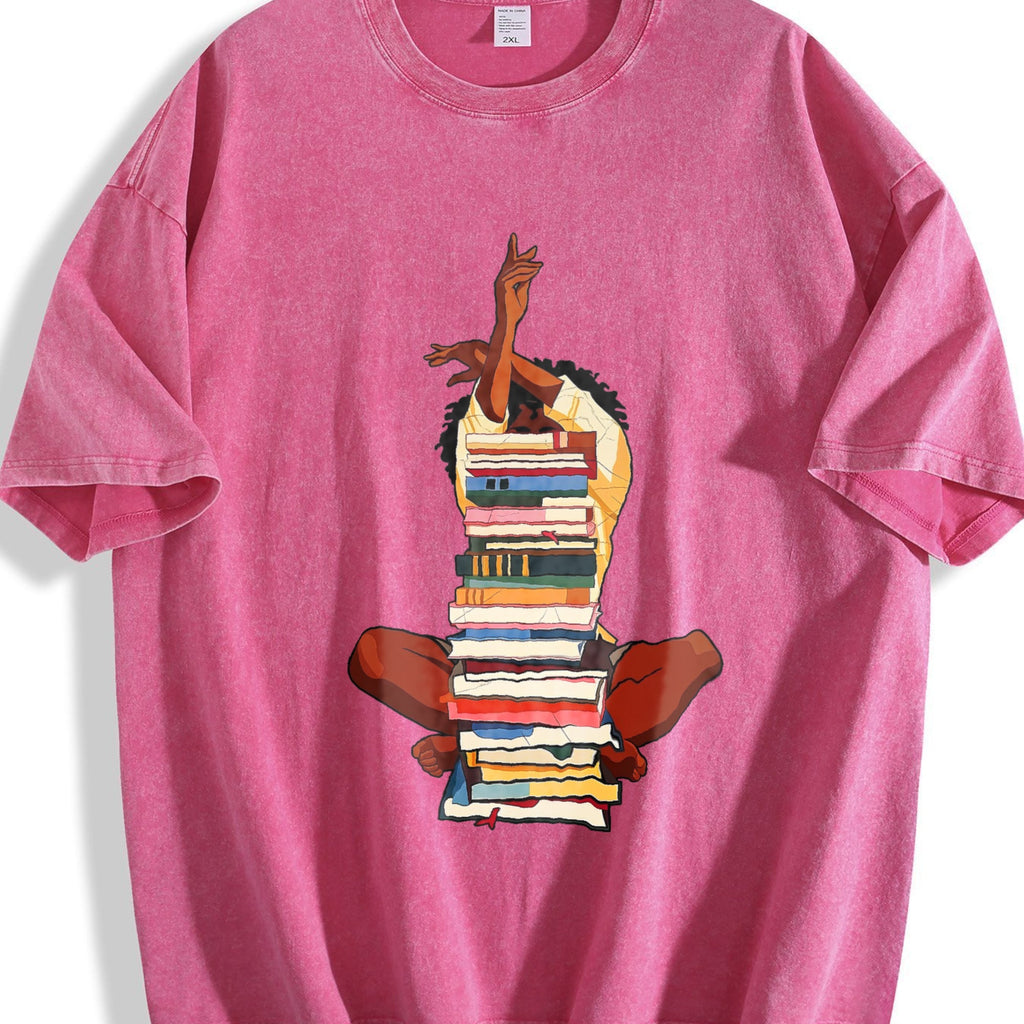 100 Black Woman And Books Stack Afro Girl Book Lover product image 7