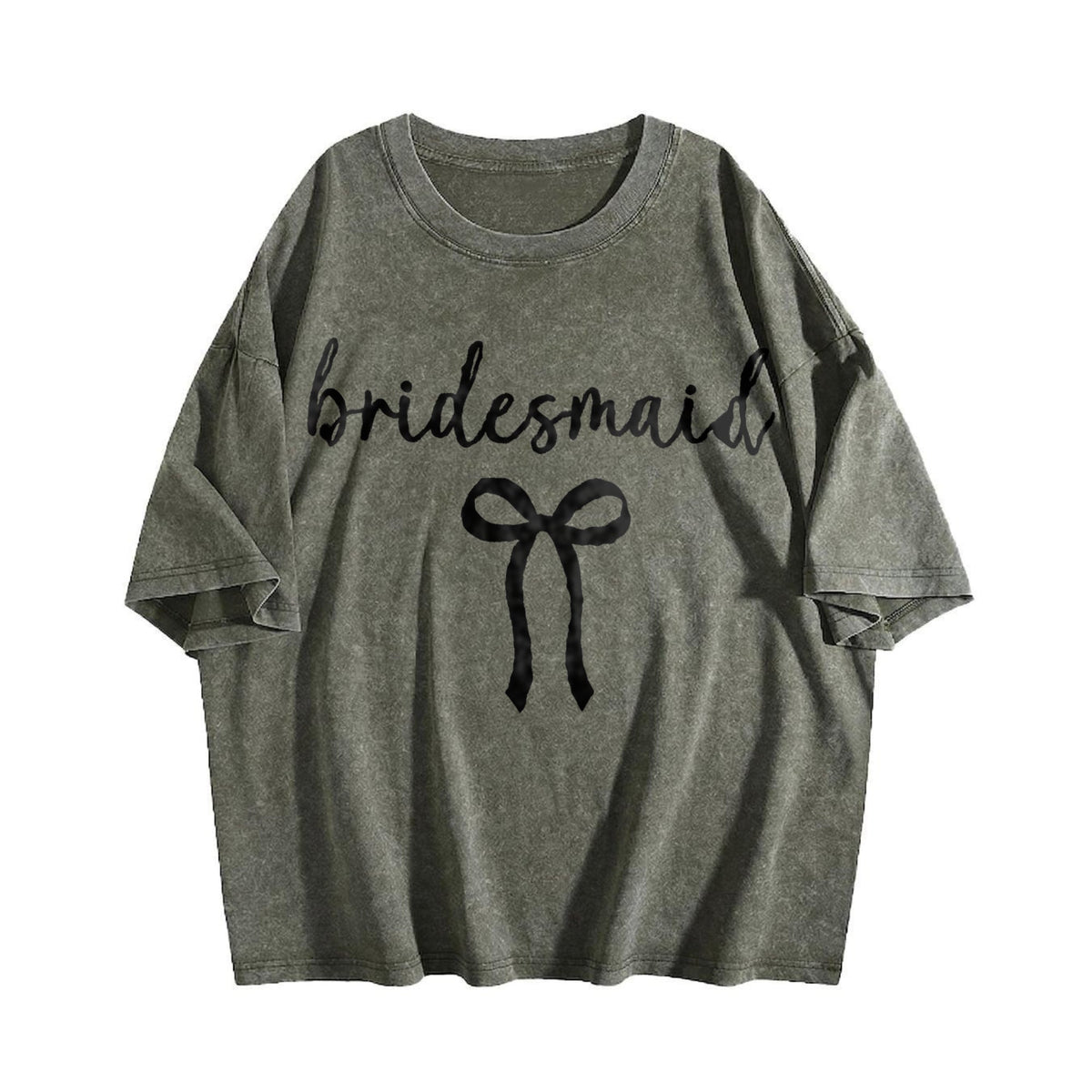 Bride Bridesmaid Vintage Washed T-Shirt product image 4