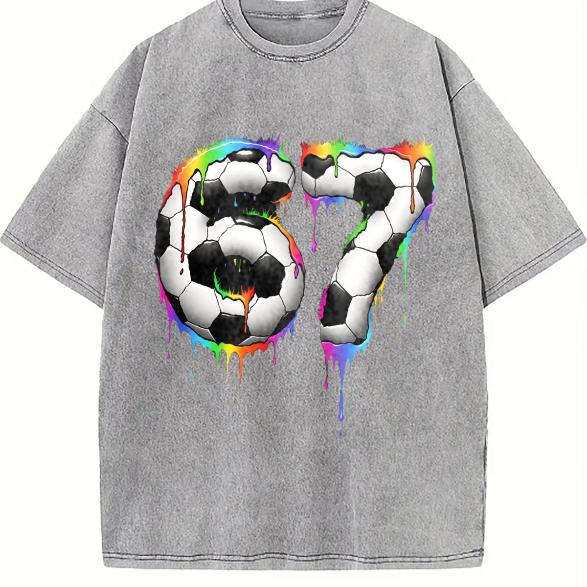 Global Soccer Fan Vintage Washed T-Shirt product image 5