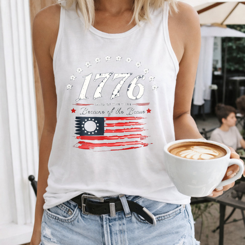 Land Of The Free Women's Tank Top