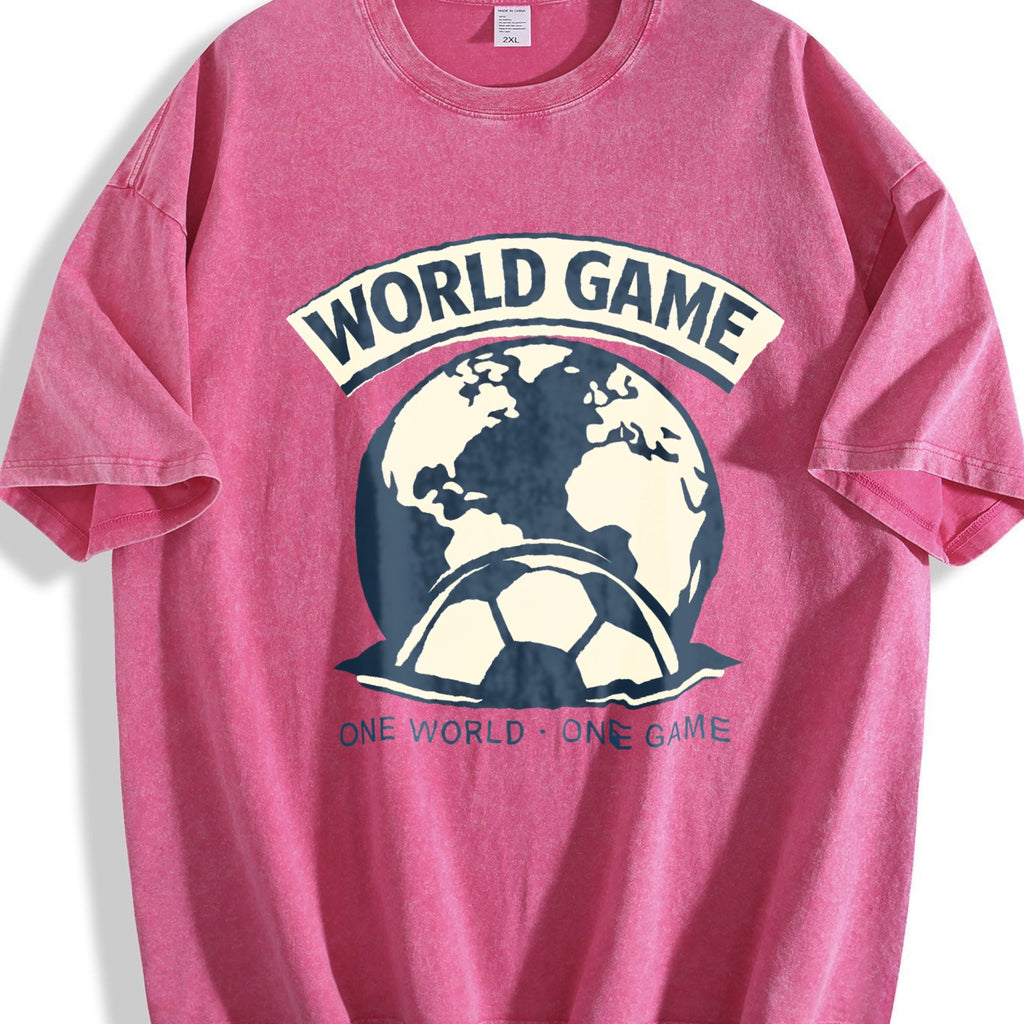 Global Soccer Fan Vintage Washed T-Shirt product image 7