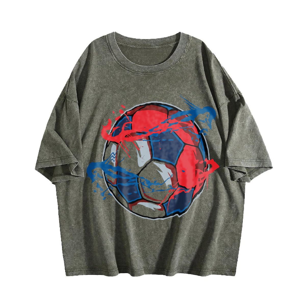 Global Soccer Fan Vintage Washed T-Shirt product image 4