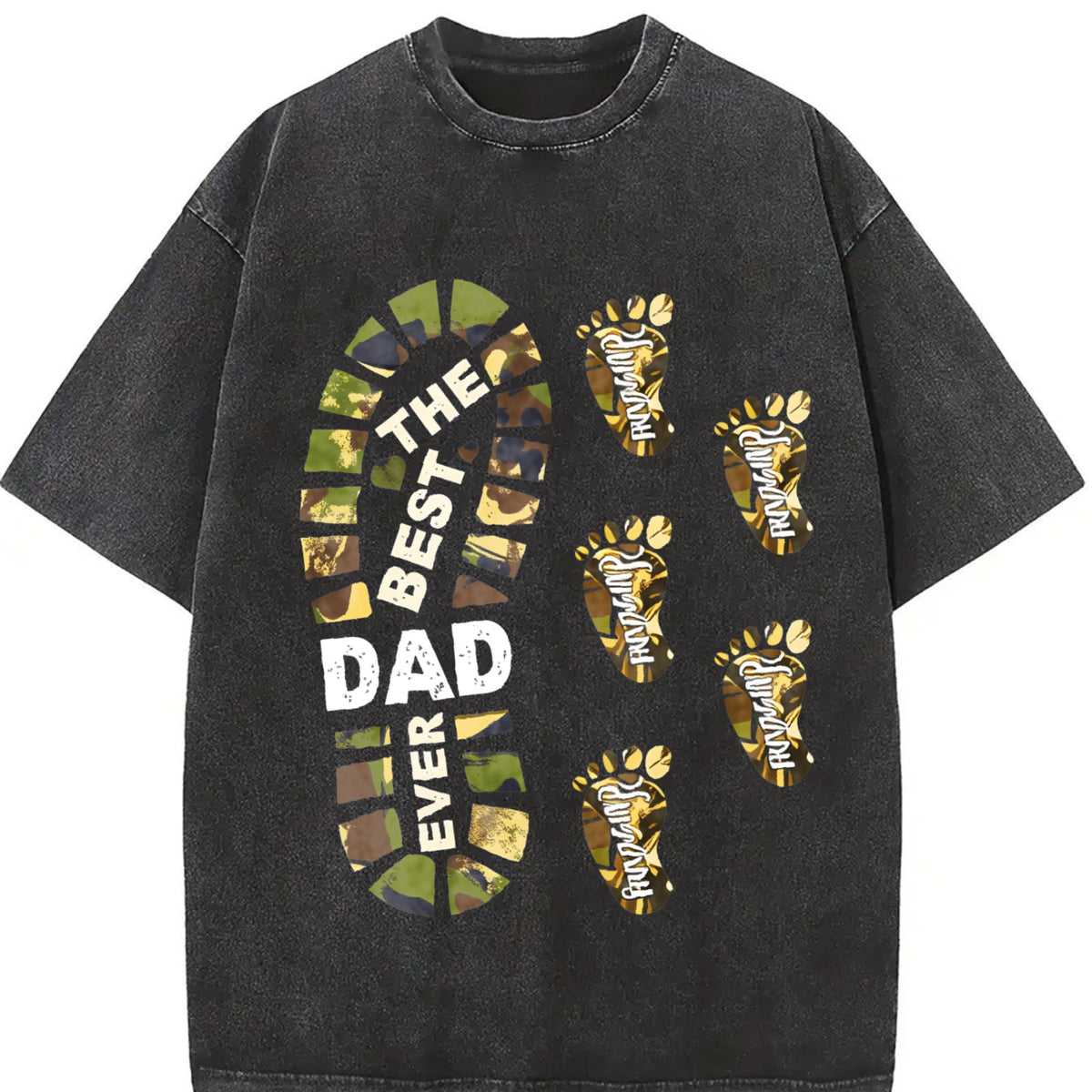 Best Dad Ever Vintage Washed T-Shirt product image 2