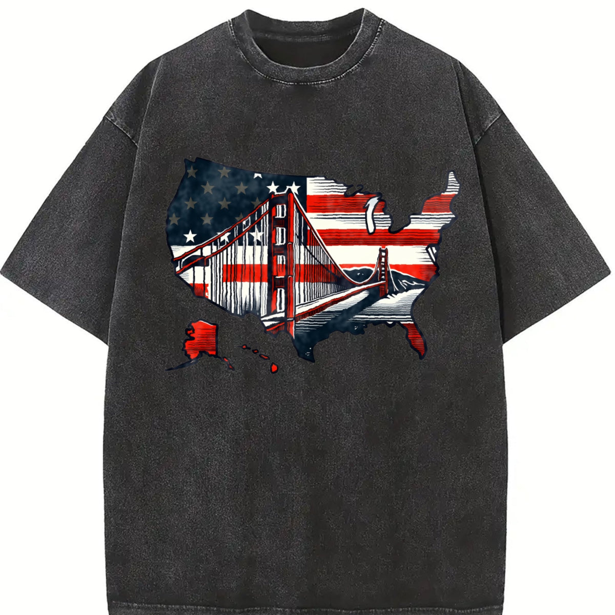 Global Soccer Fan Vintage Washed T-Shirt product image 2