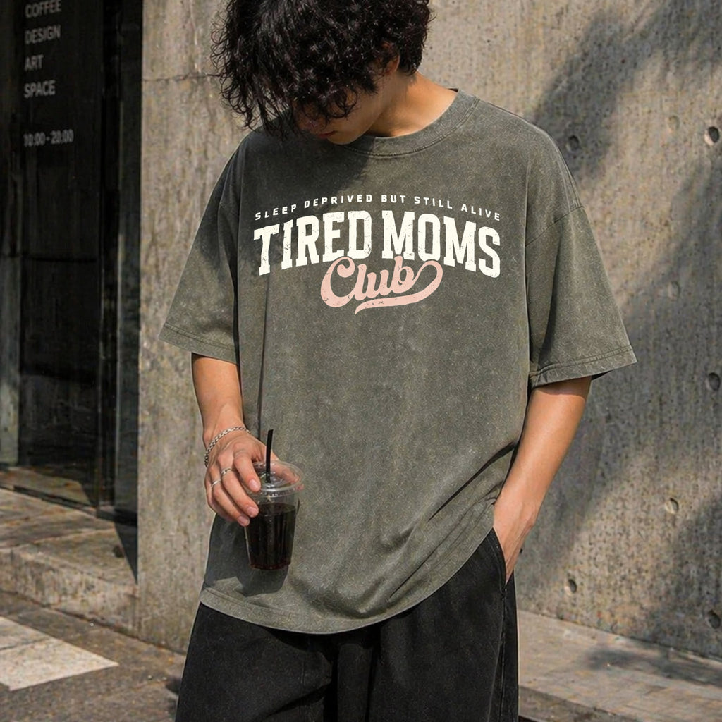 Tired Moms Club Vintage Washed T-Shirt product image 11