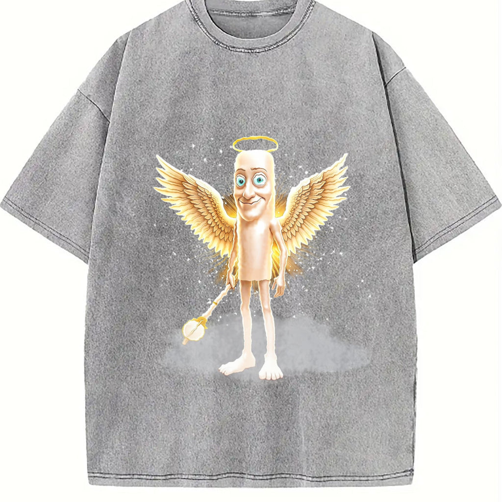 Funny Tung God Sahur Brainrot Meme Vintage Washed T-Shirt product image 5