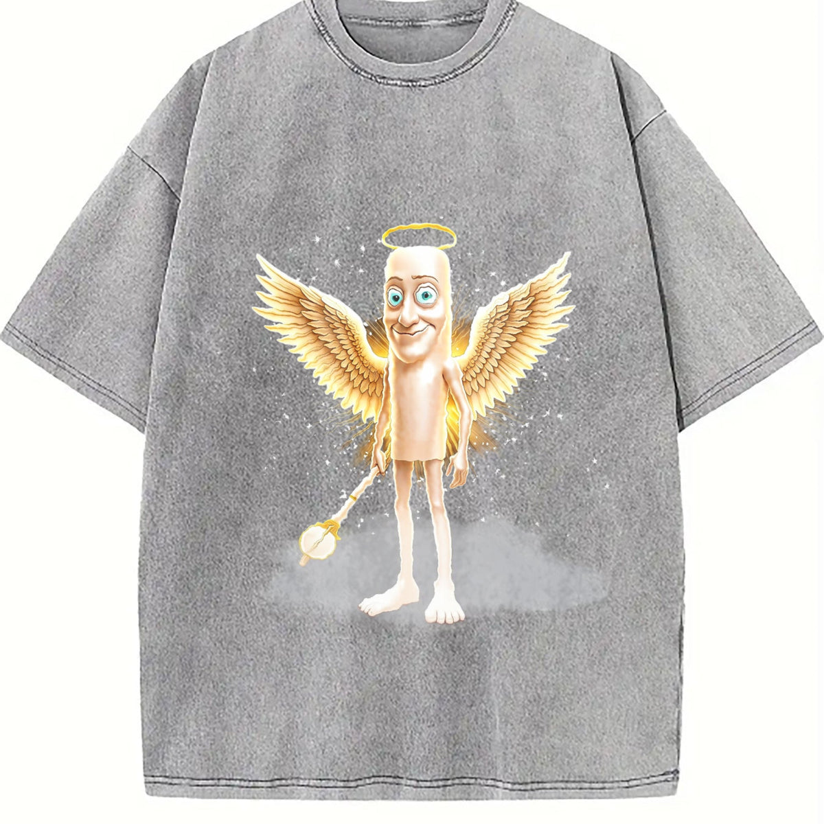 Funny Tung God Sahur Brainrot Meme Vintage Washed T-Shirt product image 5