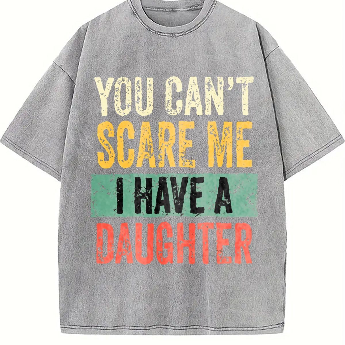 You Can't Scare Me Vintage Washed T-Shirt product image 5