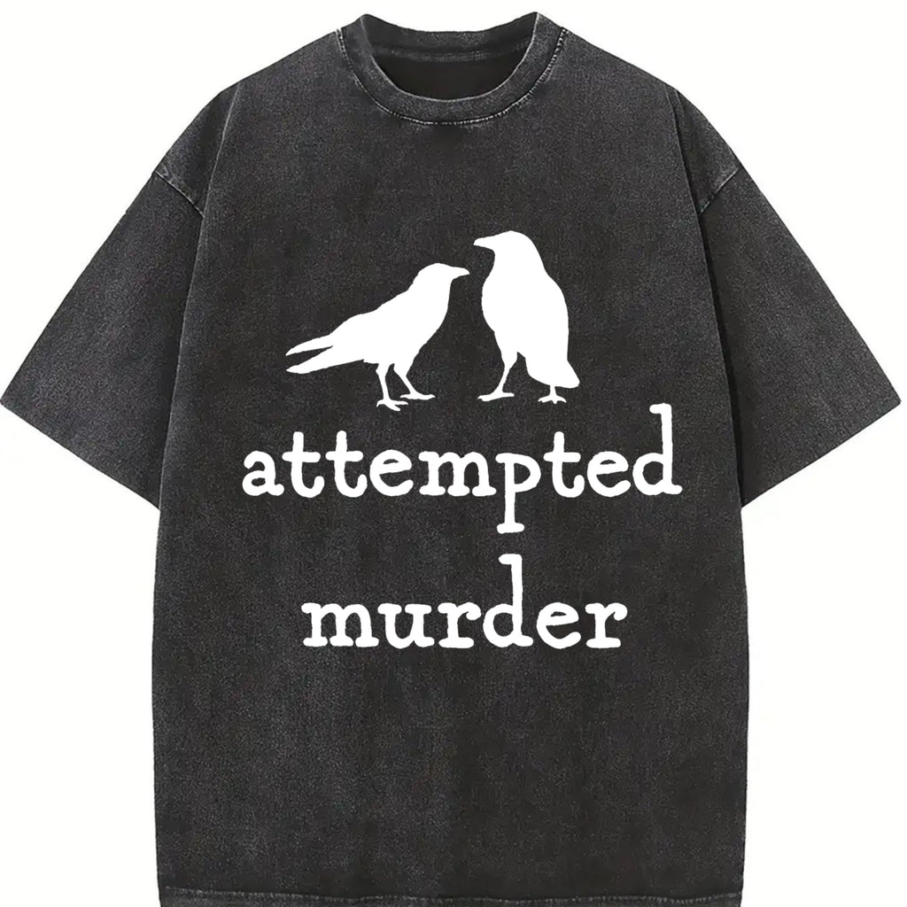 Funny Bird Vintage Washed T-Shirt product image 2