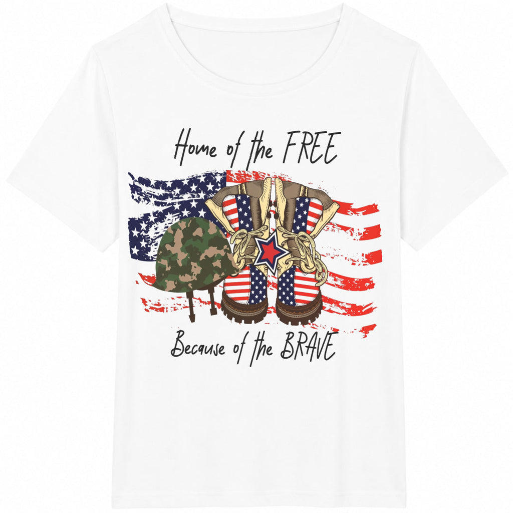 Home Of The Free Cotton T-Shirt product image 2