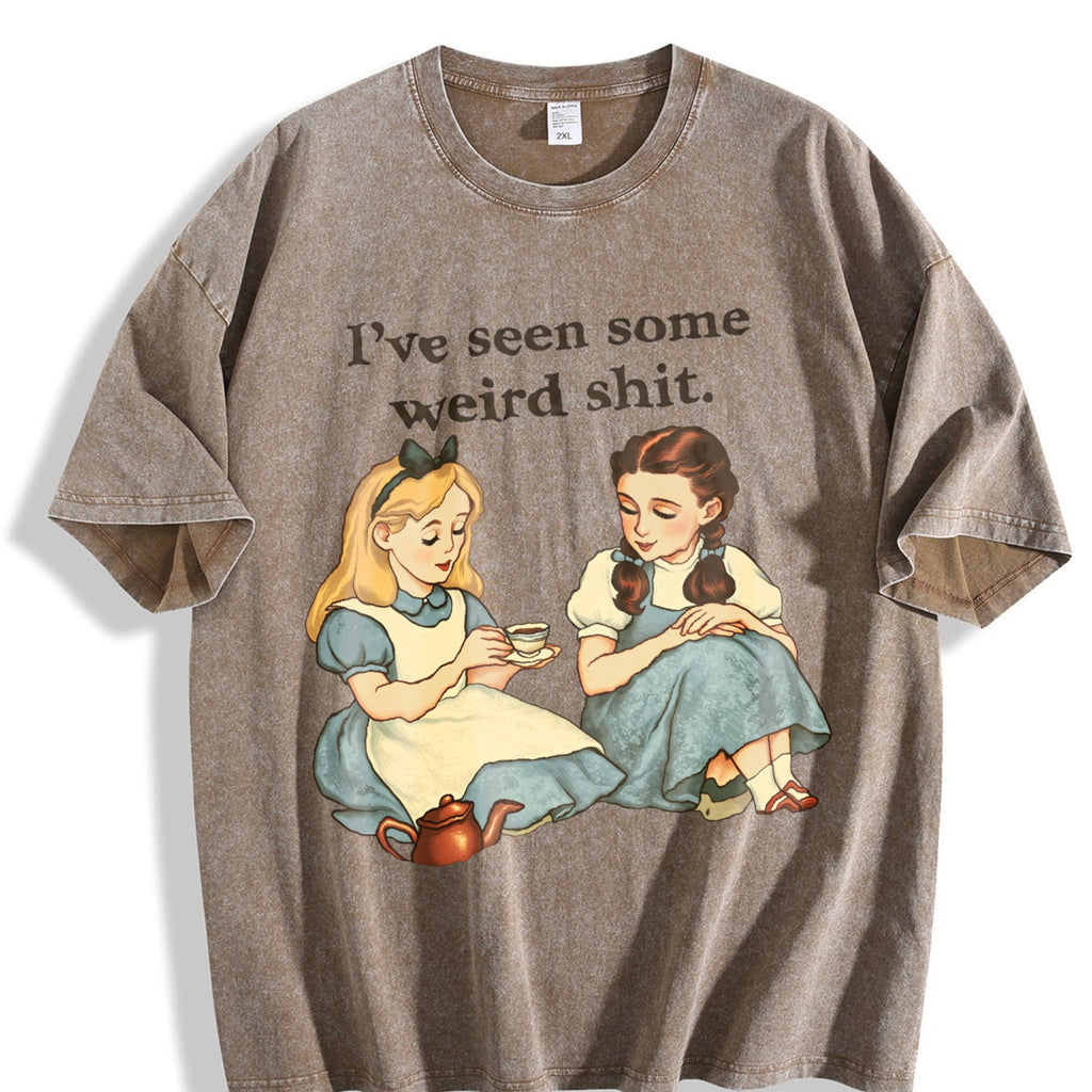 Weird Stuff - Girls - Sarcastic Vintage Washed T-Shirt product image 3