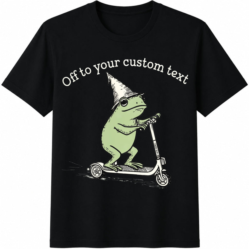 Text Funny Frog Teacher Back To School Cotton T-Shirt product image 1