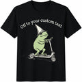 Text Funny Frog Teacher Back To School Cotton T-Shirt product image 1