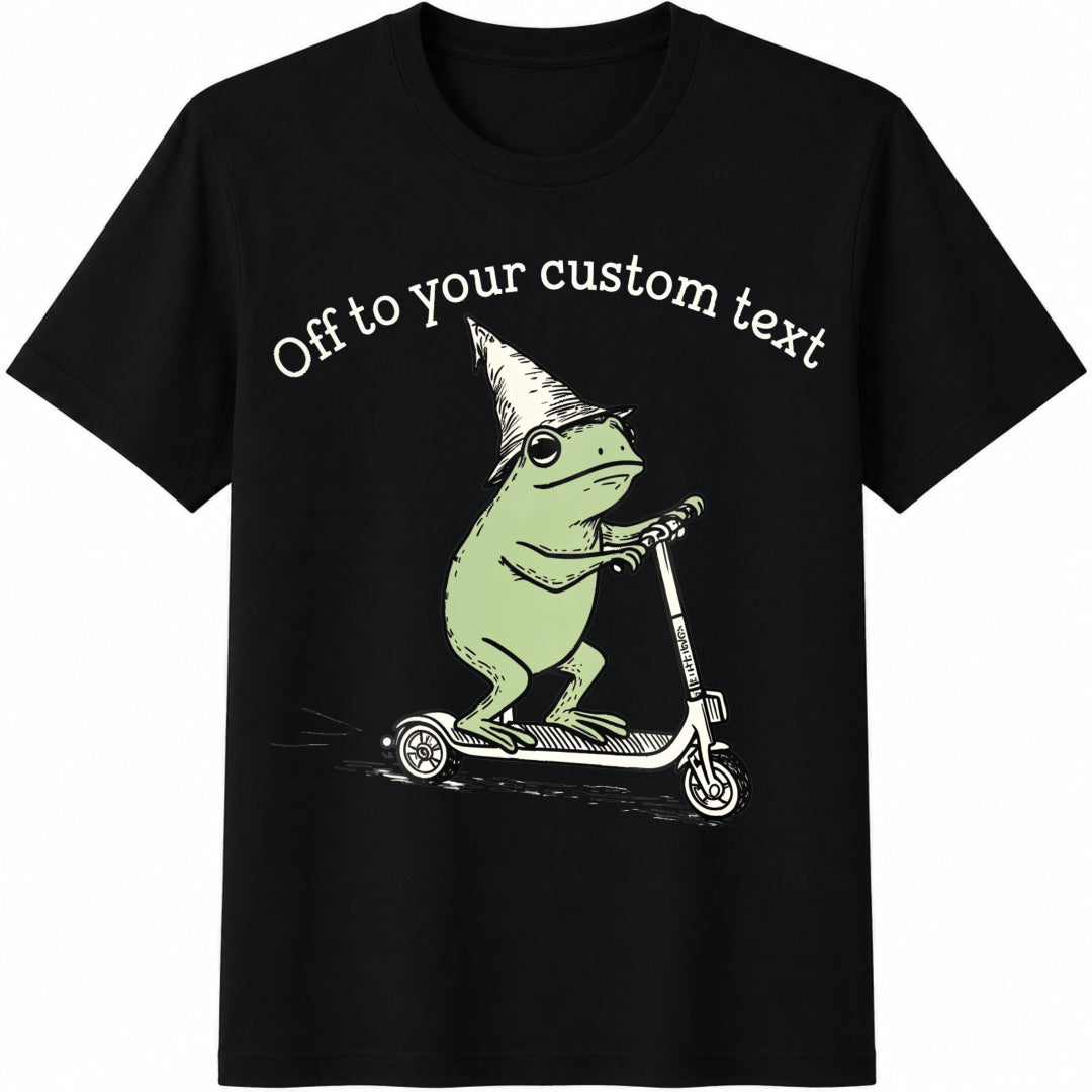 Text Funny Frog Teacher Back To School Cotton T-Shirt product image 1