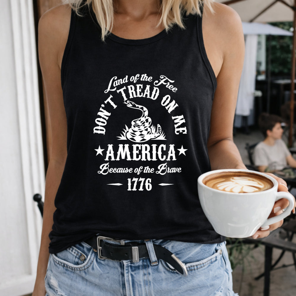 America Land Of Free Women's Tank Top