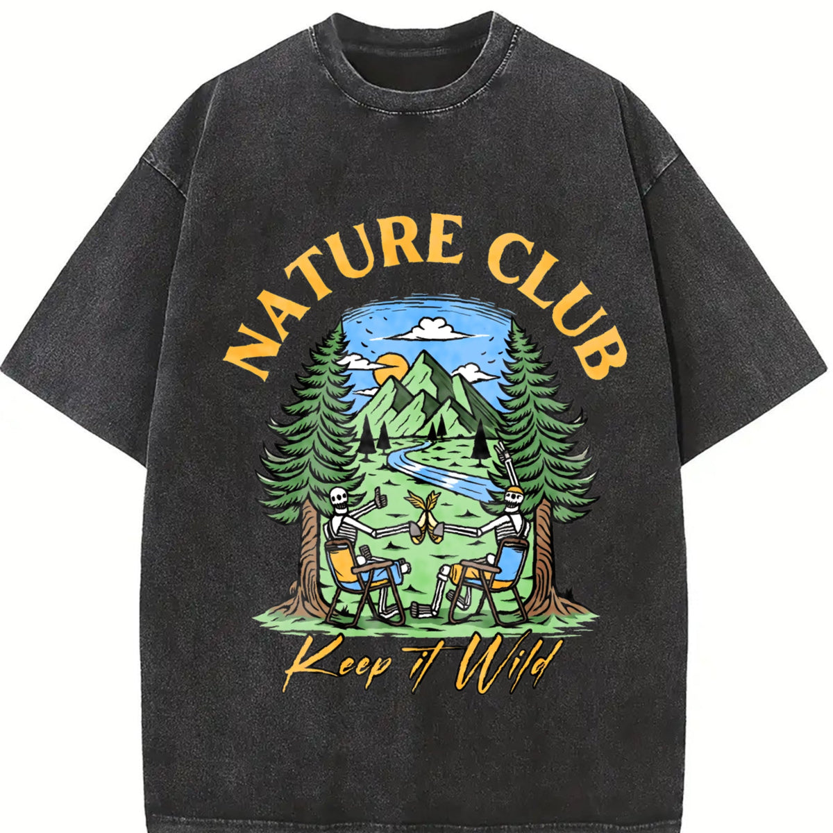 Batik - Mountain & Nature Vintage Washed T-Shirt product image 2