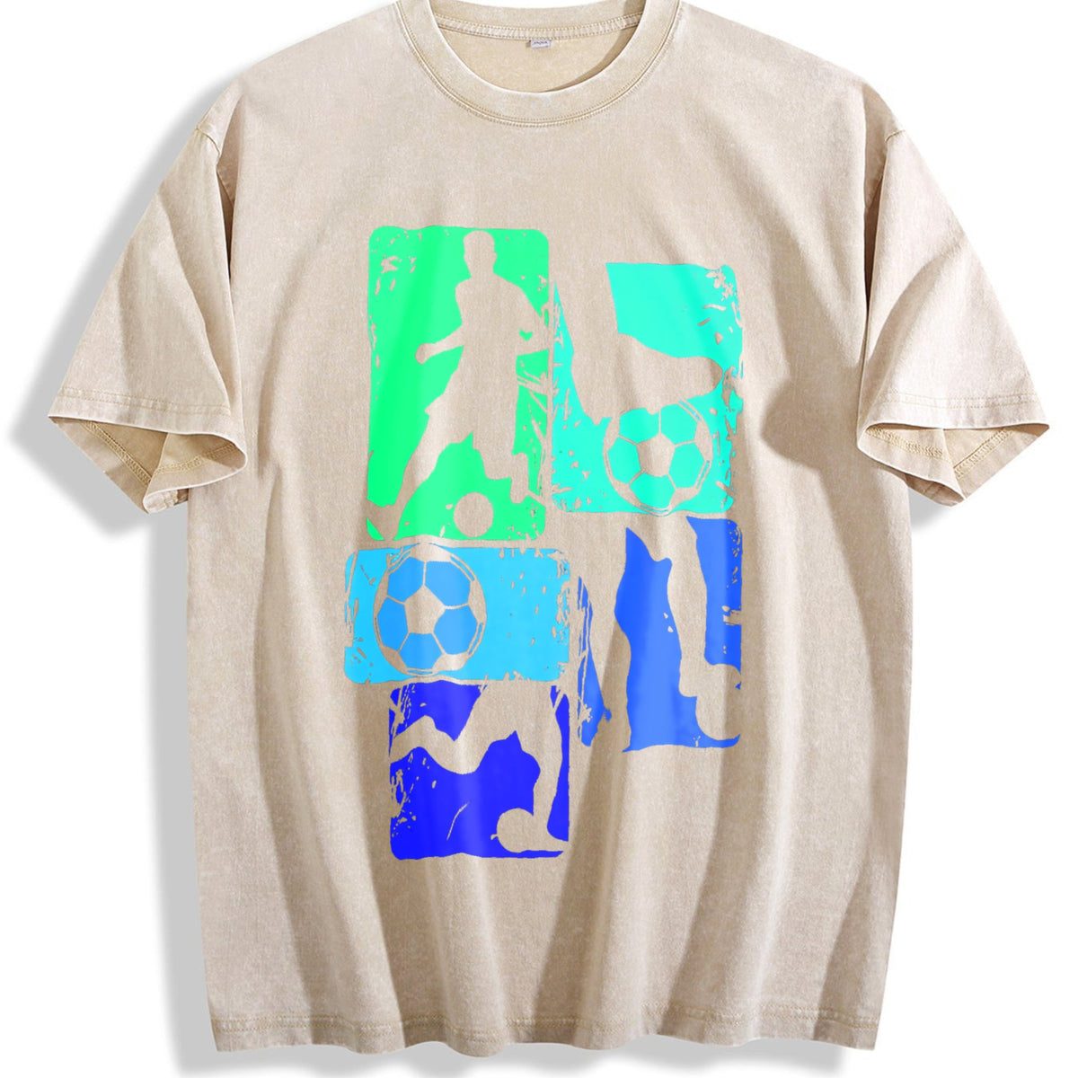 Global Soccer Fan Vintage Washed T-Shirt product image 1