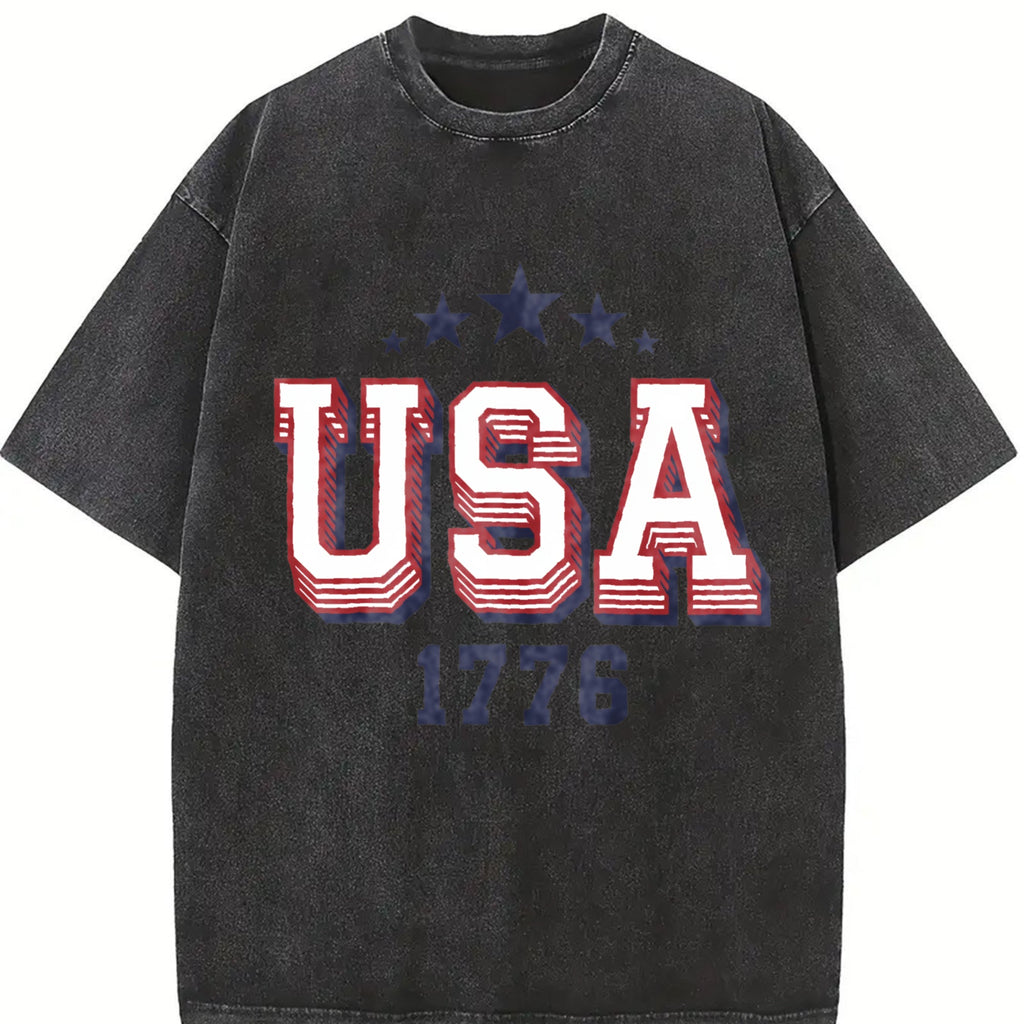 Weight This Has A And Vintage Washed T-Shirt product image 2