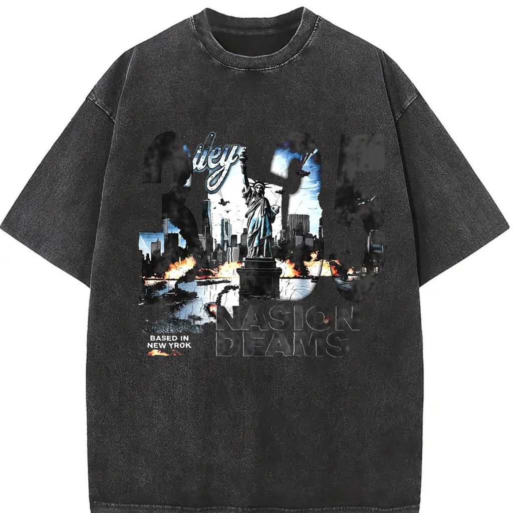 Valley Dreams Statue Of Liberty City 3035text Vintage product image 2